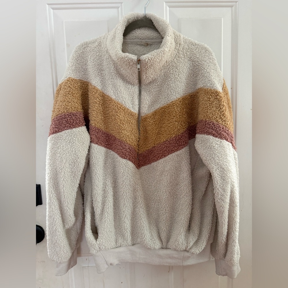 Entro Sherpa Oversized half zip